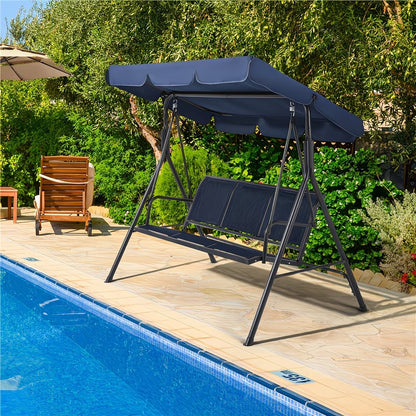 Canopy Swing with Metal Frame