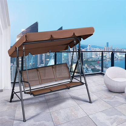 Canopy Swing with Metal Frame