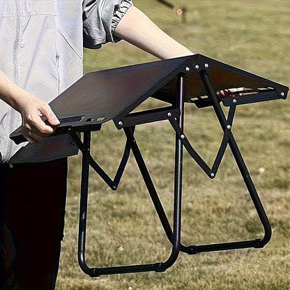 Dual-Panel Foldable Outdoor Table