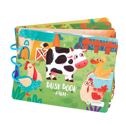 Interactive Matching Book with Cutout Pieces
