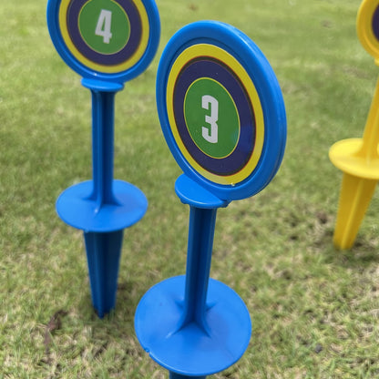 Ring Toss Game Set with Numbered Targets